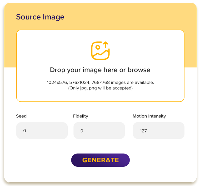 Upload, Analyze, Generate.